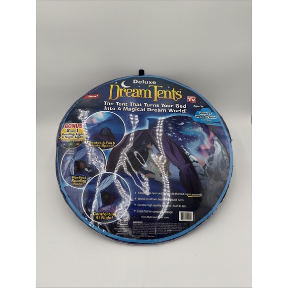 Dream Tents Winter Wonderland As Seen On TV Twins Size Bed Decor Adventure Tent - Picture 1 of 10